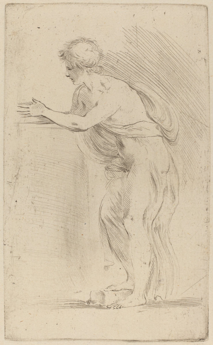 Academy of a Young Man by Stefano Della Bella (Italian, 1610 - 1664), 16X12"(A3)Poster Print