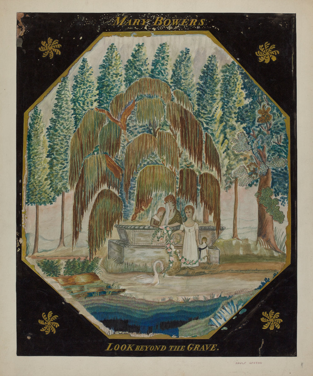 Memorial Picture by Adolph Opstad (American, active c. 1935), 16X12"(A3)Poster Print