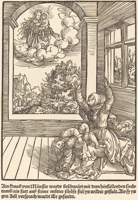 Ain khnab von Mansee wardt .. by Master of the Miracles of Mariazell (German, active early 16th century), 16X12"(A3)Poster Print