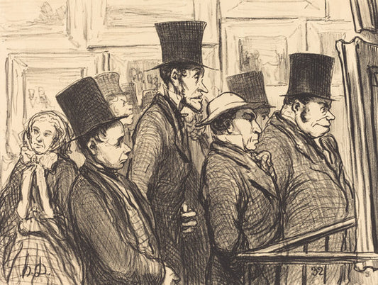 Cristi... v'la-t-y un boeuf qui est bien fait!... by Honoré Daumier (French, 1808 - 1879), 16X12"(A3)Poster Print
