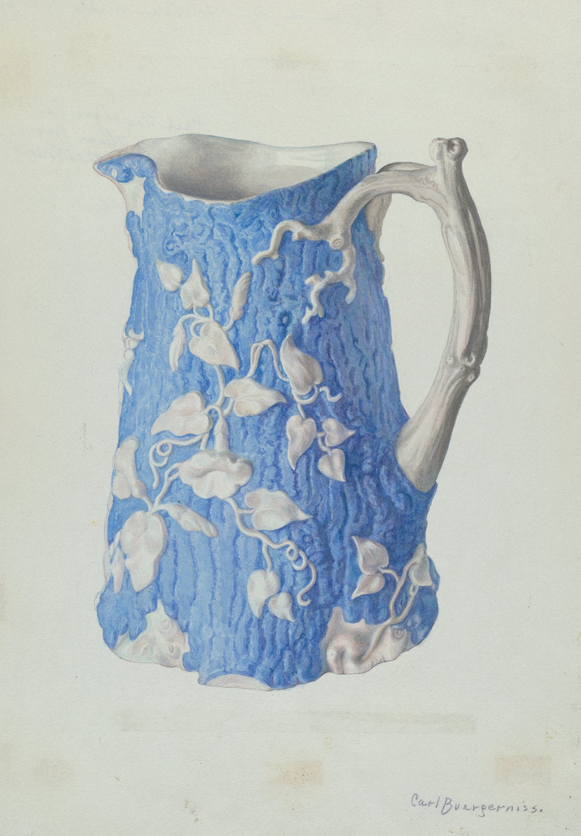 Water Pitcher by Carl Buergerniss (American, 1877 - 1956), 16X12"(A3)Poster Print