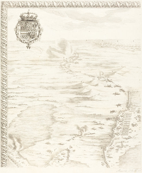 The Siege of Breda [plate 1 of 6] by Jacques Callot (French, 1592 - 1635), 16X12"(A3)Poster Print