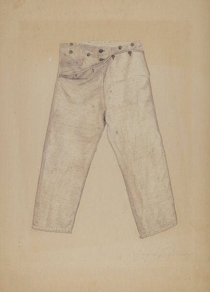 Homespun Breeches by Georgine E. Mason (American, active c. 1935), 16X12"(A3)Poster Print