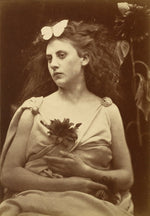 The Sunflower by Julia Margaret Cameron (British, 1815 - 1879), 16X12"(A3)Poster Print