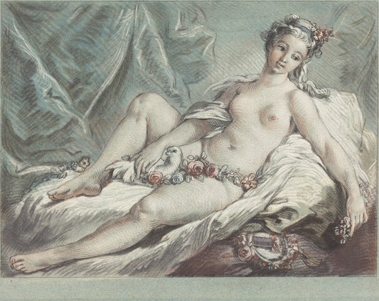 The Awakening of Venus by Louis-Marin Bonnet after François Boucher (French, 1736 - 1793), 16X12"(A3)Poster Print
