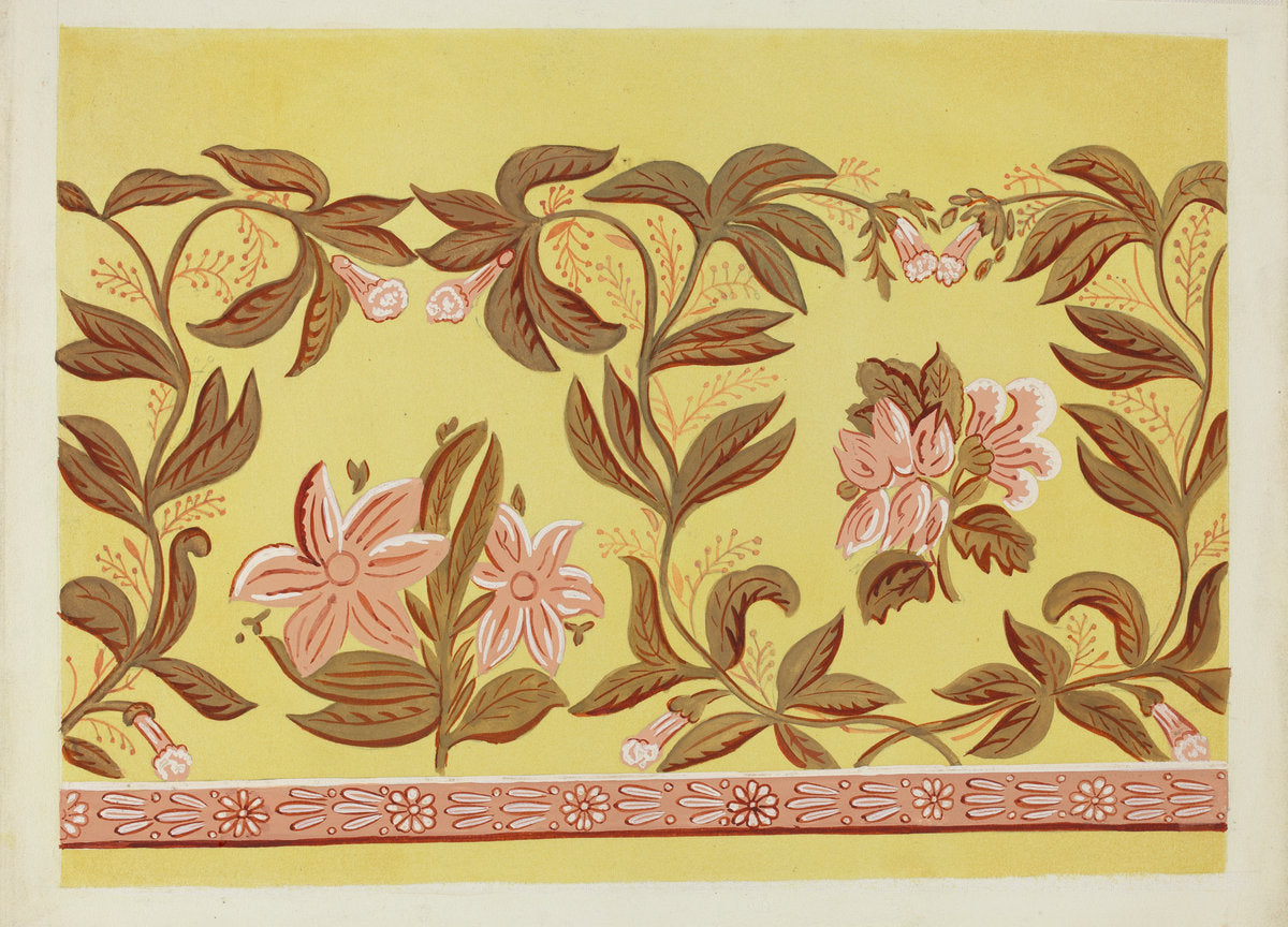 Wallpaper Border by Lee Hager (American, active c. 1935), 16X12"(A3)Poster Print