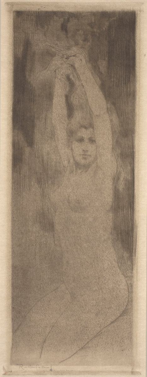 Blonde by Armand Rassenfosse (Belgian, 1862 - 1934), 16X12"(A3)Poster Print