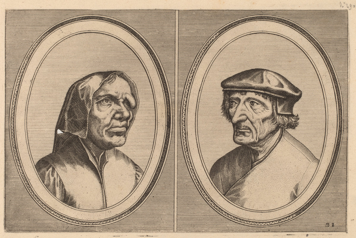 Trijn Bulle-bacx and "Voorsichtighe Oenne" by Johannes and Lucas van Doetechum after Pieter Bruegel the Elder (Dutch, active 1554/1572; died before 1589), 16X12"(A3)Poster Print