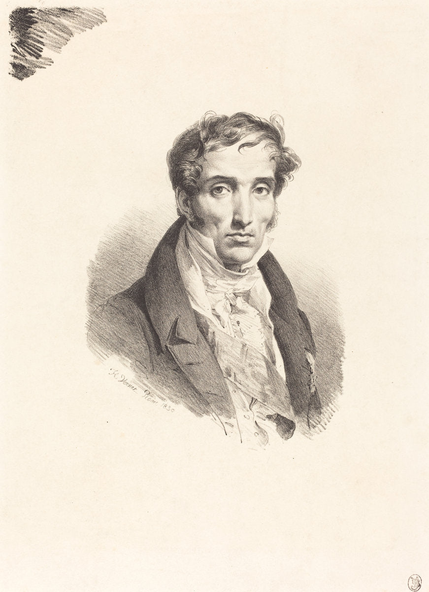 Pierre Guerin by Horace Vernet (French, 1789 - 1863), 16X12"(A3)Poster Print