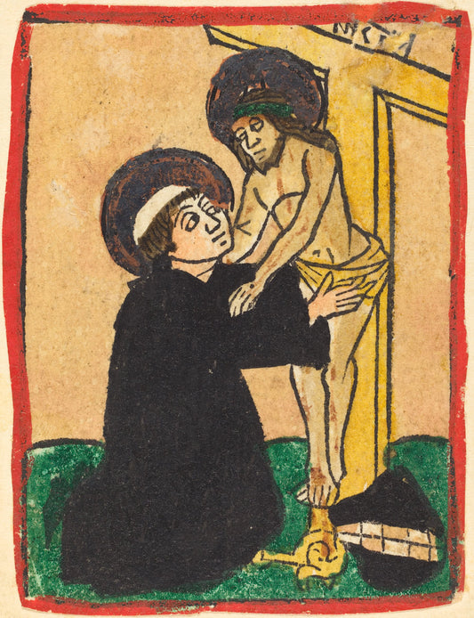 c. 1470/1475 by German 15th Century (Saint Bernard of Clairvaux), 16X12"(A3)Poster Print