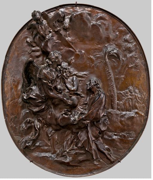 The Agony in the Garden by Angelo de Rossi (Italian, 1671 - 1715), 16X12"(A3)Poster Print