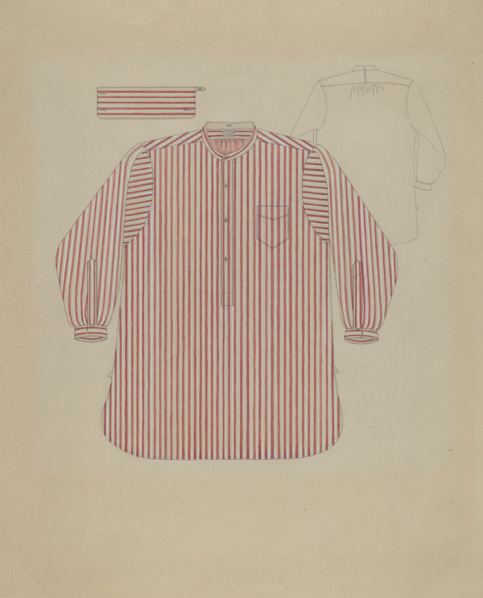 Shirt by Virginia Berge (American, active c. 1935), 16X12"(A3)Poster Print