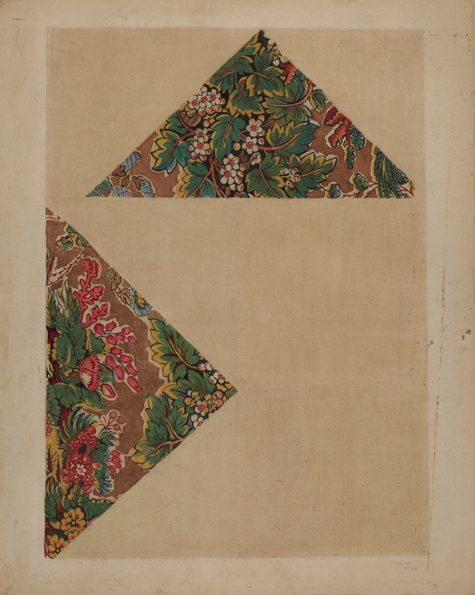 Historical Printed Textile by Dorothy Dwin (American, active c. 1935), 16X12"(A3)Poster Print