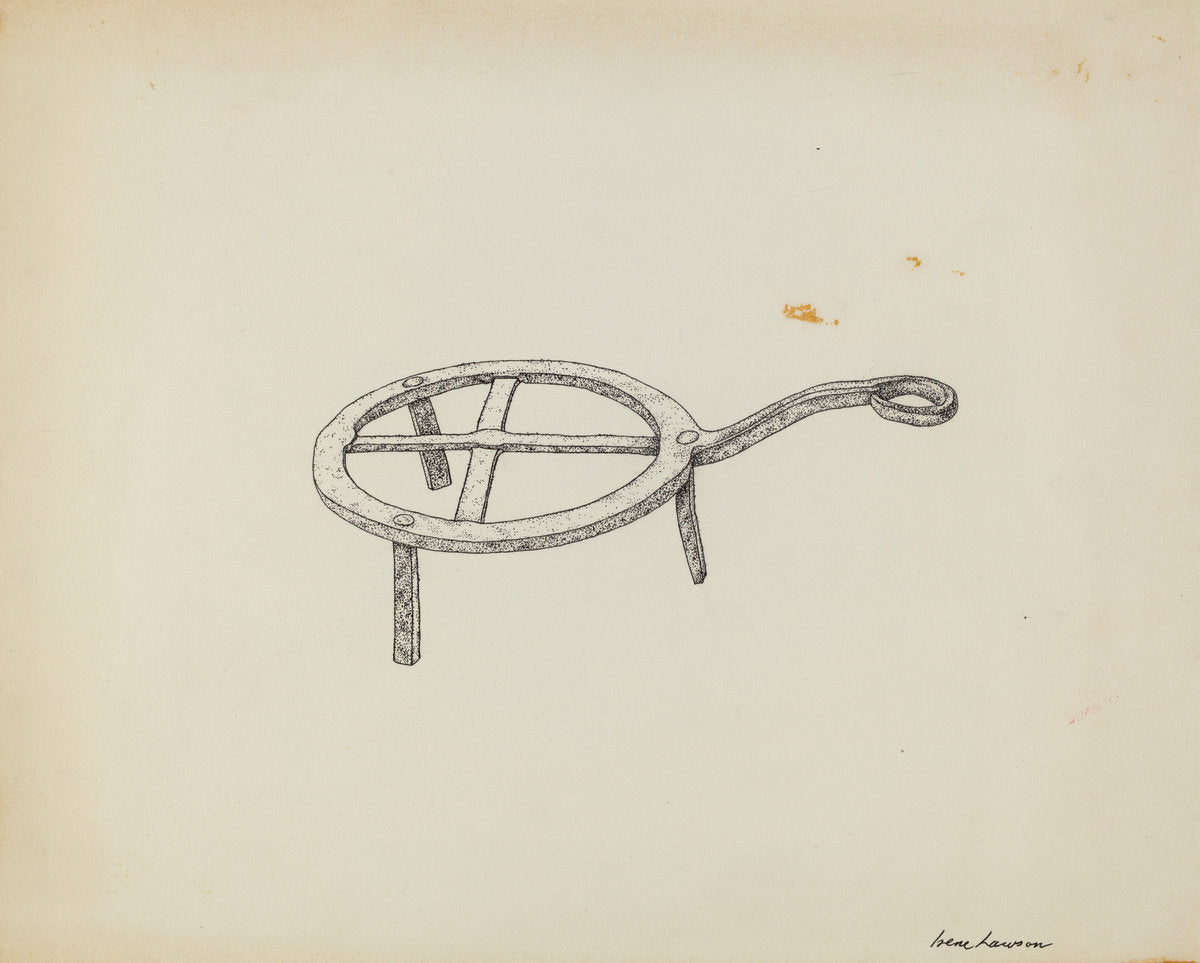 Trivet by Irene Lawson (American, active c. 1935), 16X12"(A3)Poster Print