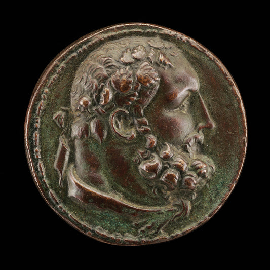 Hercules [obverse] by Master HB (Paduan, active c. 1525 - c. 1550), 16X12"(A3)Poster Print