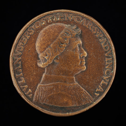 Giuliano della Rovere, 1443-1513, afterwards Pope Julius II, 1503 [obverse] by Attributed to Giovanni Candida (Italian, before 1450 - c. 1499), 16X12"(A3)Poster Print