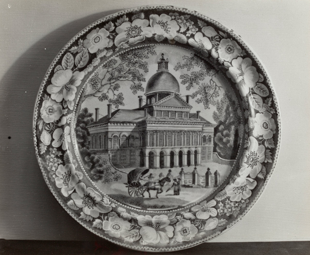 Plate - "State House, Boston" by Helmut Hiatt (American, active c. 1935), 16X12"(A3)Poster Print