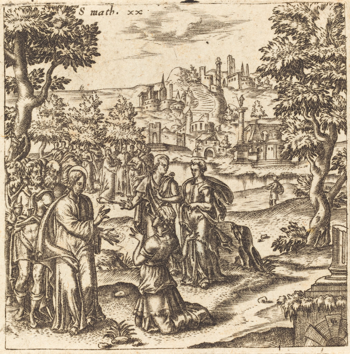 James and John Seek Honor by Léonard Gaultier (French, 1561 - 1641), 16X12"(A3)Poster Print