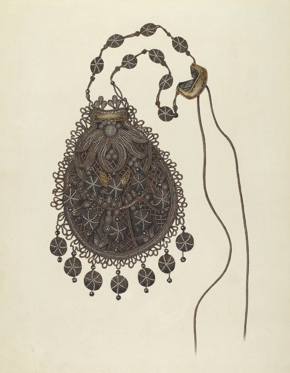 Beaded Handbag by Ray Price (American, active c. 1935), 16X12"(A3)Poster Print