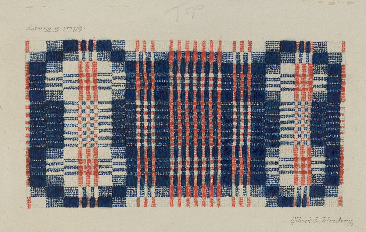 Coverlet: Gentleman's Fancy by Elbert S. Mowery (American, active c. 1935), 16X12"(A3)Poster Print