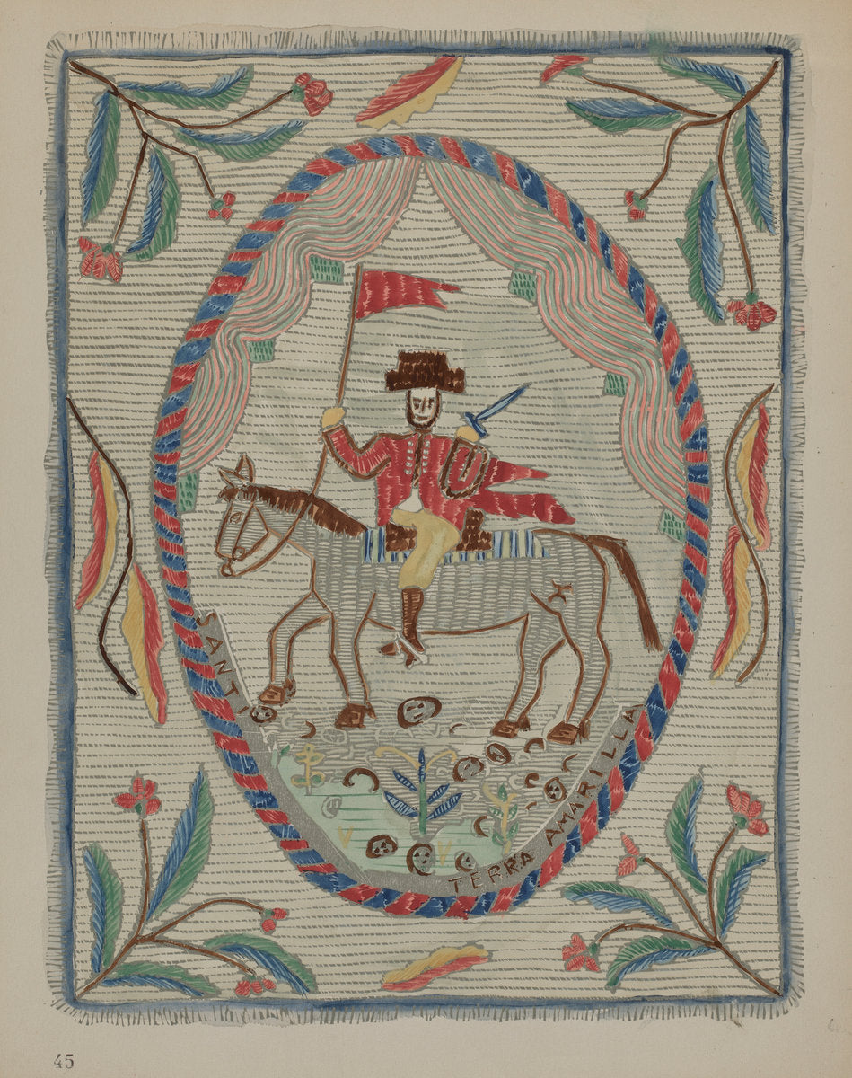 1935/1942 by American 20th Century (Bedspread), 16X12"(A3)Poster Print