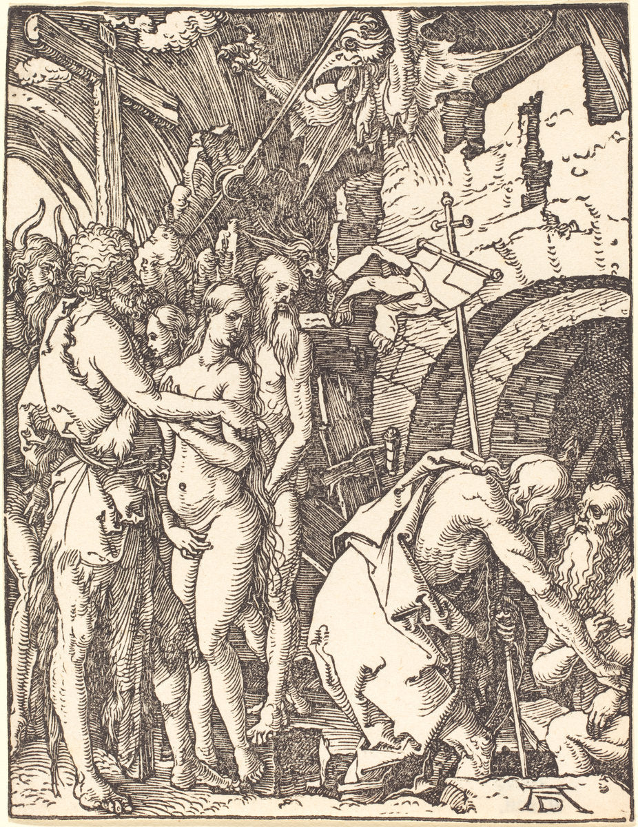 Christ in Limbo by Albrecht Dürer (German, 1471 - 1528), 16X12"(A3)Poster Print
