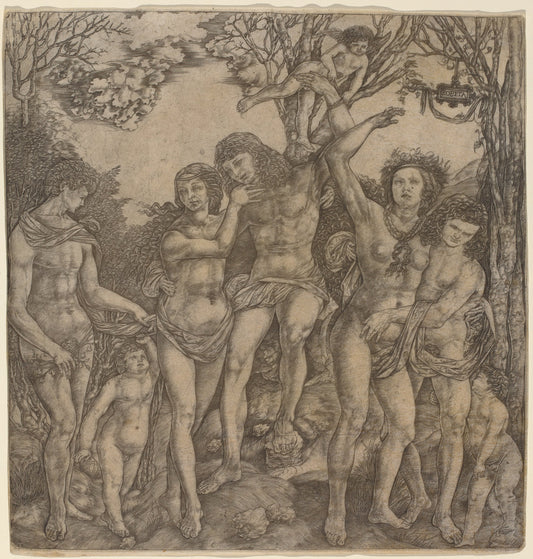 Allegory of Carnal Love by Cristofano Robetta (Italian, 1462 - 1535 or after), 16X12"(A3)Poster Print