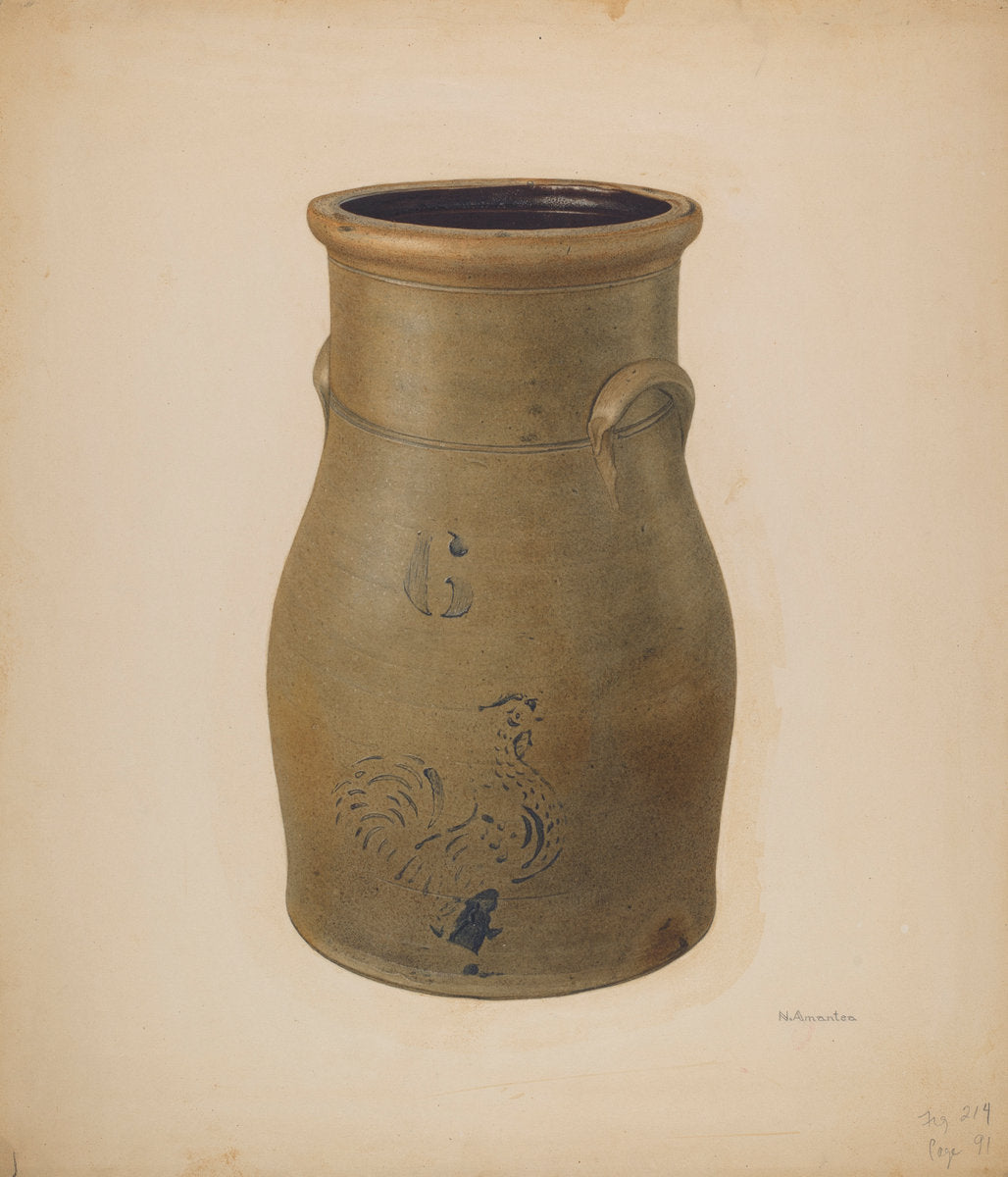 Churn by Nicholas Amantea (American, 1900 - 1978), 16X12"(A3)Poster Print