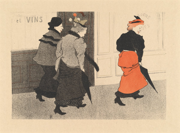 Milliners (Modistes) by Hermann-Paul (French, 1864 - 1940), 16X12"(A3)Poster Print