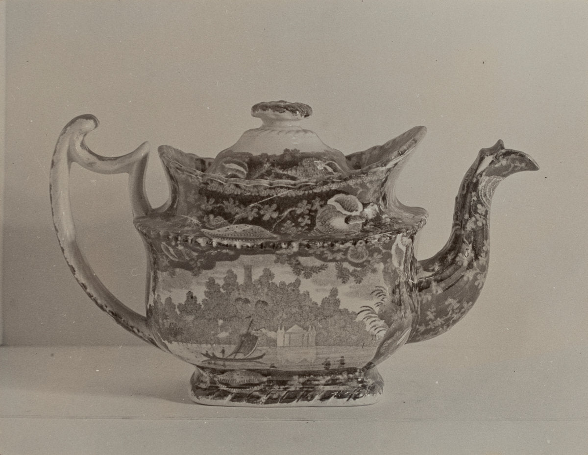 Teapot - "Wadsworth Tower" by Helmut Hiatt (American, active c. 1935), 16X12"(A3)Poster Print