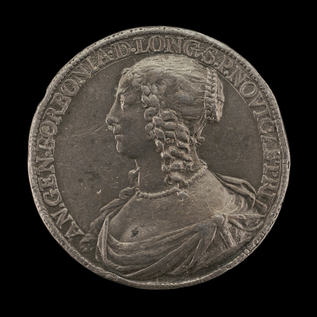 Anne-Geneviève de Bourbon-Condé, 1619-1679, Duchess of Longueville 1642 by Jean Warin (Flemish, 1607 - 1672), 16X12"(A3)Poster Print