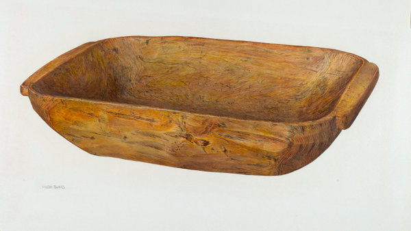 Chopping Bowl by Hester Duany (American, 1891 - 1964), 16X12"(A3)Poster Print