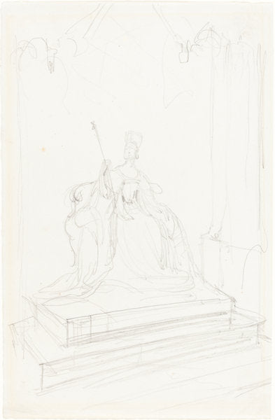 Study for "Queen Victoria" by Sir George Hayter (British, 1792 - 1871), 16X12"(A3)Poster Print