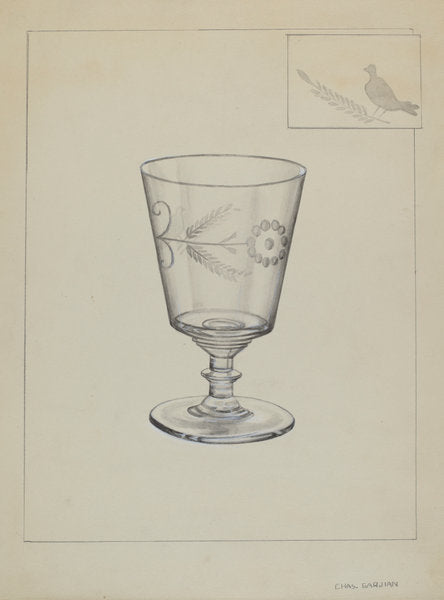 Goblet by Charles Garjian (American, active c. 1935), 16X12"(A3)Poster Print