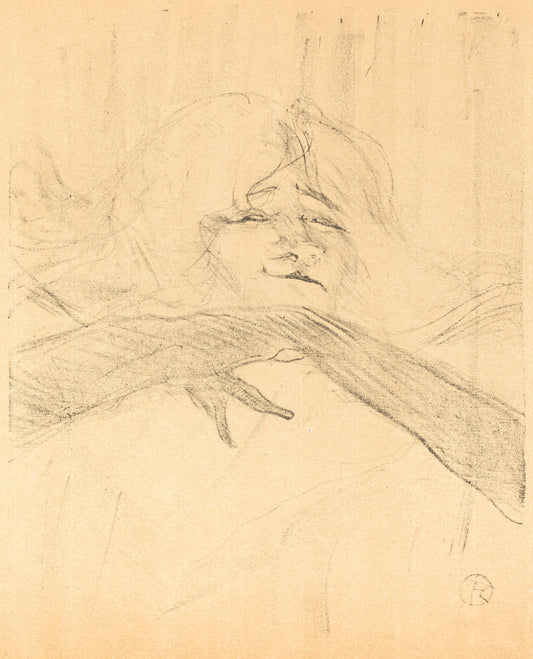Linger, Longer, Loo by Henri de Toulouse-Lautrec (French, 1864 - 1901), 16X12"(A3)Poster Print