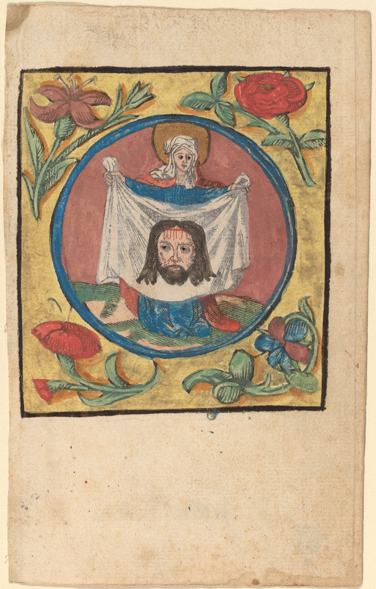 c. 1500 by Netherlandish 15th Century (Saint Veronica with the Sudarium), 16X12"(A3)Poster Print