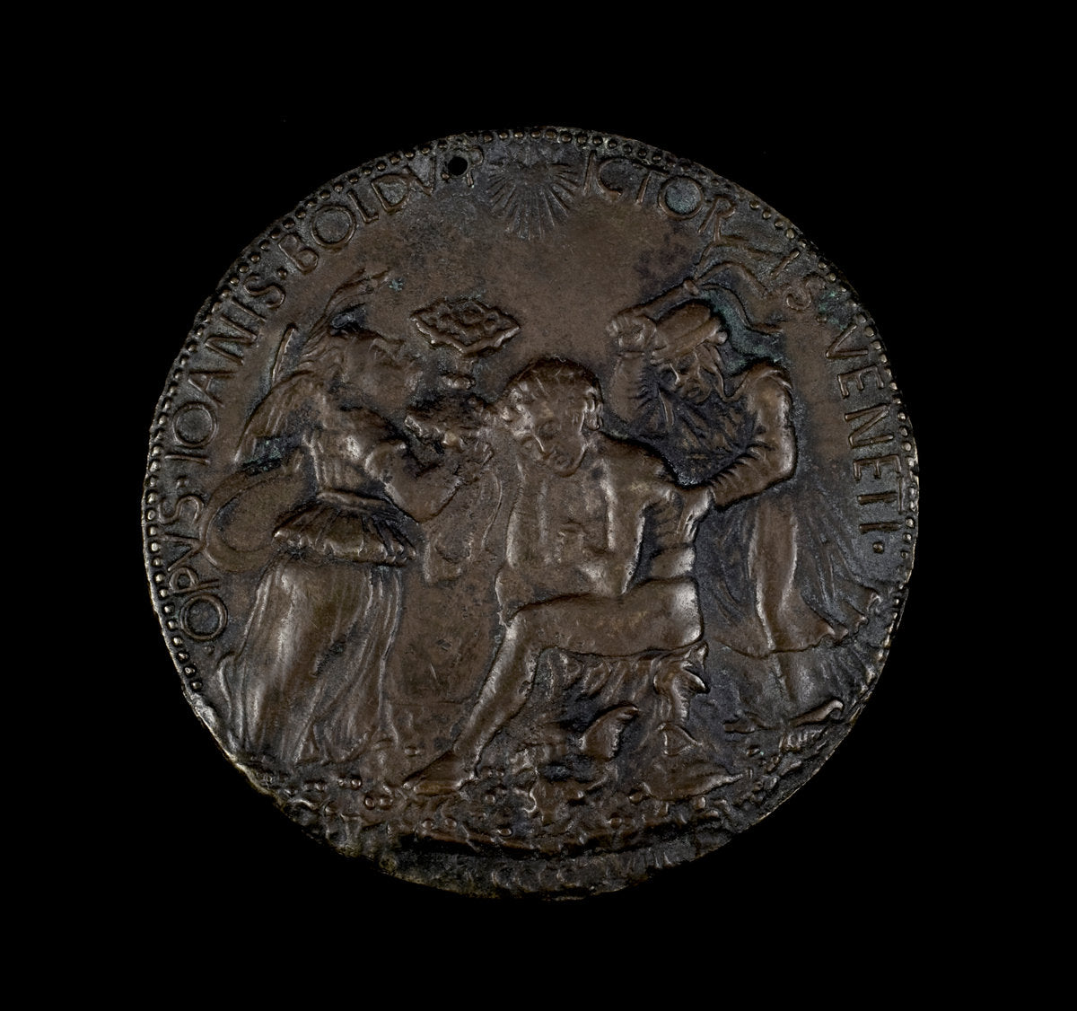Boldù between Faith and Penitence [reverse] by Giovanni Boldù (Italian, active c. 1454 - before 1477), 16X12"(A3)Poster Print