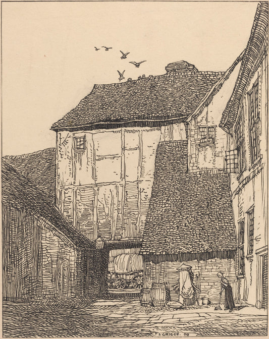 The George Inn, Beaconsfield by F.L. Griggs (British, 1876 - 1938), 16X12"(A3)Poster Print
