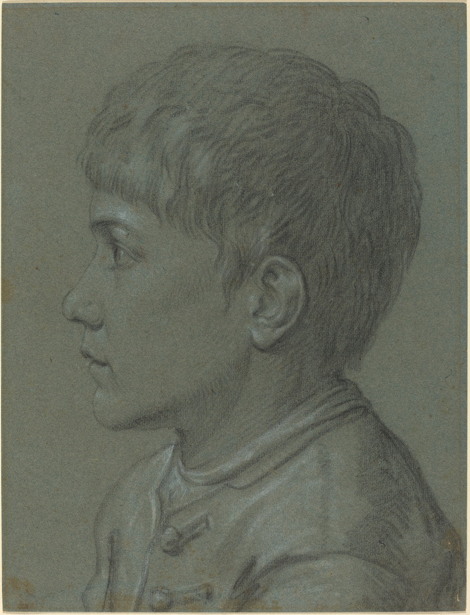 Head of a Boy by Paolo Farinati (Veronese, 1524 - 1606), 16X12"(A3)Poster Print