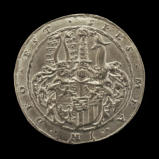 Blazon of Arms [reverse] by Matthes Gebel (German, c. 1500 - 1574), 16X12"(A3)Poster Print