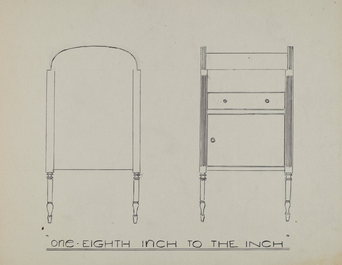 c. 1939 by American 20th Century (Wash Stand), 16X12"(A3)Poster Print