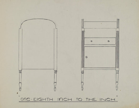 c. 1939 by American 20th Century (Wash Stand), 16X12"(A3)Poster Print