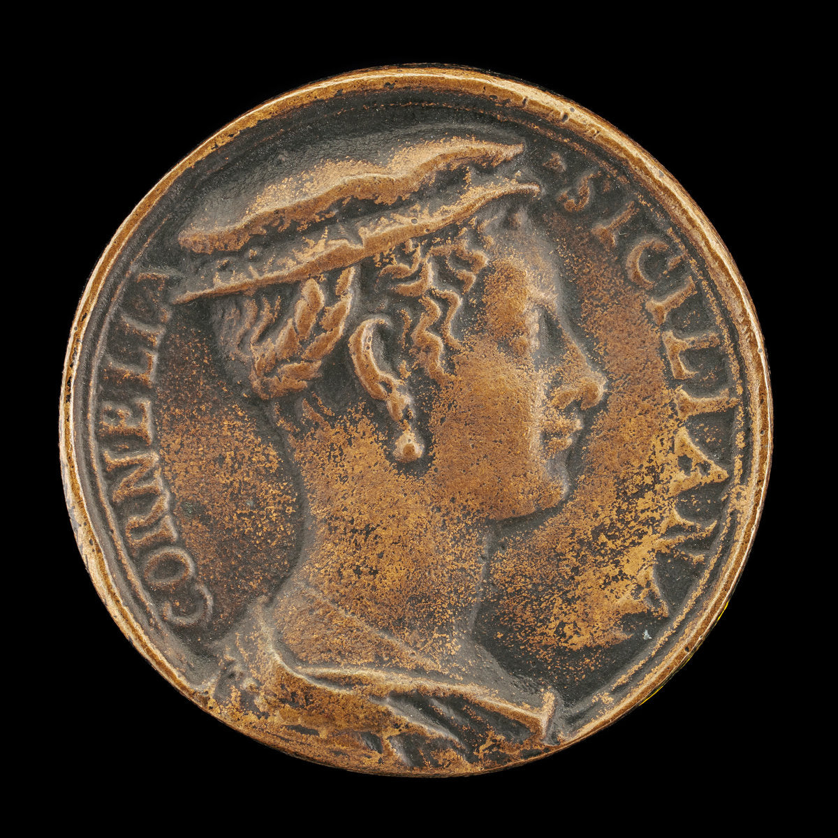 Cornelia Siciliana [obverse] by Pastorino de' Pastorini, called Pastorino da Siena (Italian, c. 1508 - 1592), 16X12"(A3)Poster Print