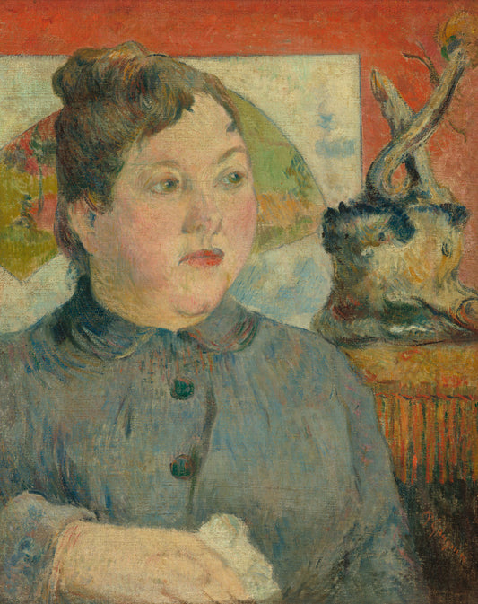 Madame Alexandre Kohler by Paul Gauguin (French, 1848 - 1903), 16X12"(A3)Poster Print