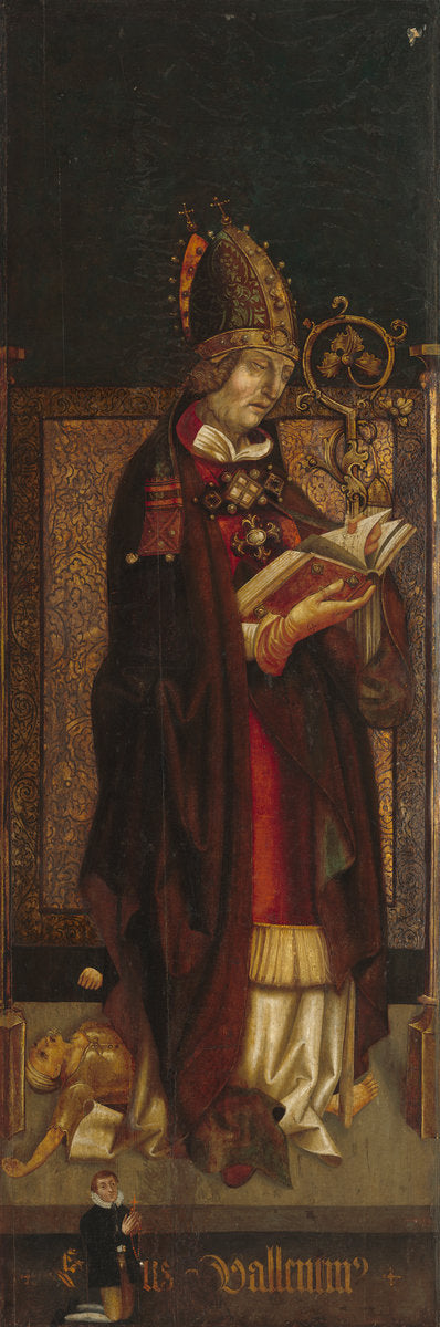 c. 1500/1525 by Tyrolean 16th Century (Saint Valentine), 16X12"(A3)Poster Print