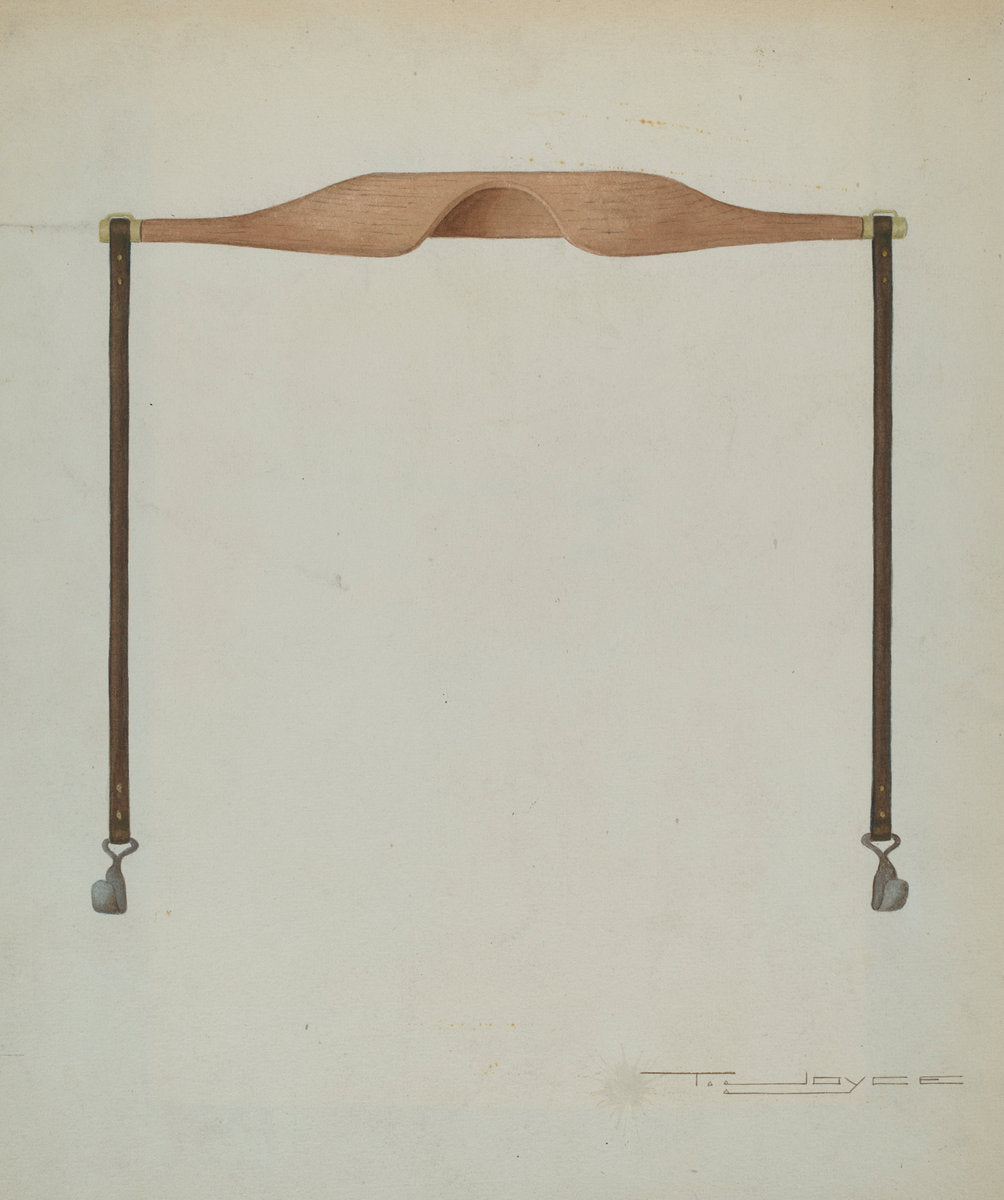 Shaker Yoke by T. Joyce (American, active c. 1935), 16X12"(A3)Poster Print