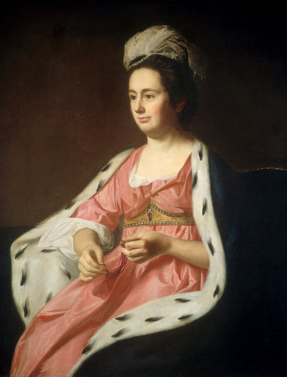 Abigail Smith Babcock (Mrs. Adam Babcock) by John Singleton Copley (American, 1738 - 1815), 16X12"(A3)Poster Print