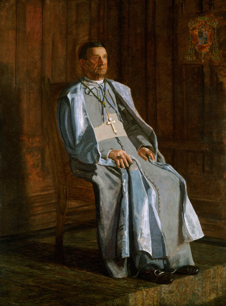 Archbishop Diomede Falconio by Thomas Eakins (American, 1844 - 1916), 16X12"(A3)Poster Print