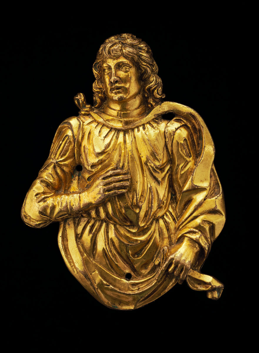Male Saint by Francesco Marti (Lucchese, active 1489/1516), 16X12"(A3)Poster Print
