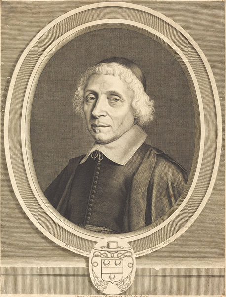 Cardinal de Bonzi by Robert Nanteuil (French, 1623 - 1678), 16X12"(A3)Poster Print